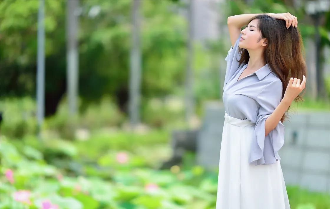 [Mzsock] NO.145 Fang Weizhen’s elegant long skirt with high legs street photography#[105P]-42