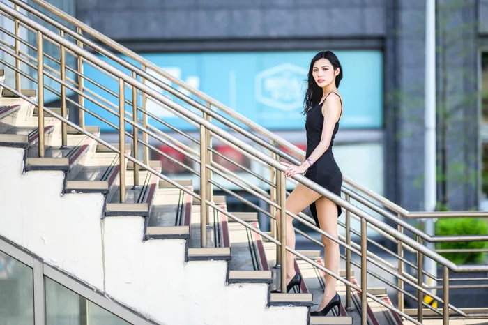 [Mzsock] NO.226 Bao Stockings and High Heels Beautiful Legs Outdoor Shot 2 street photography#[99P]-40