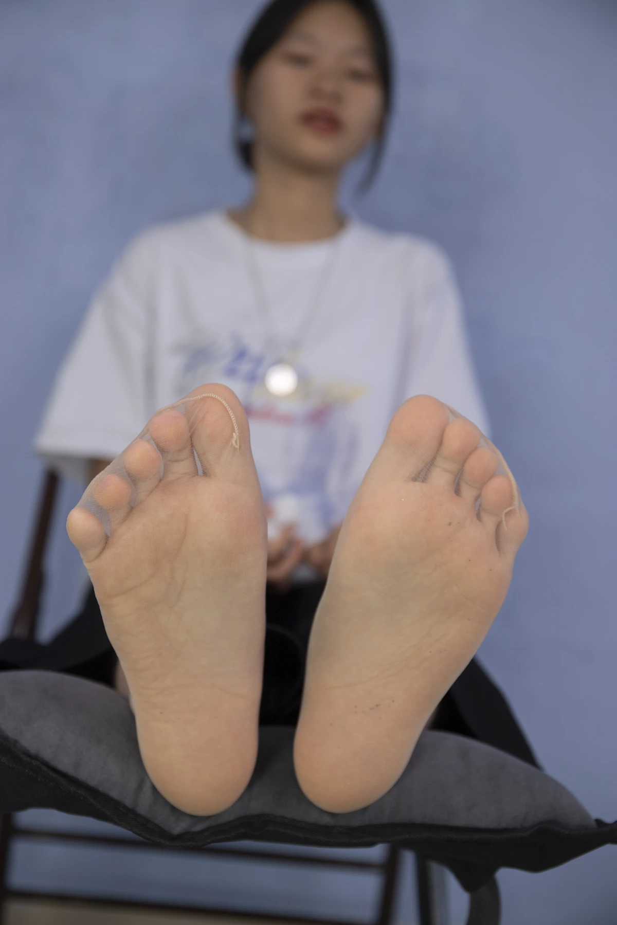 [Mzsock] NO.012 Qiqi’s sexy fleshy silk is tempting, her toes are twisting under the stockings Southern football skills#[108P]-7